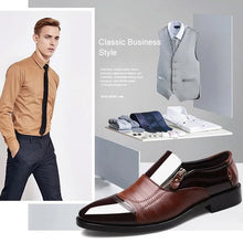 Load image into Gallery viewer, Four Seasons Men&#39;s Business Leather Shoes