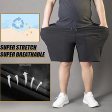 Load image into Gallery viewer, Men&#39;s Plus Size Ice Silk Stretch Shorts