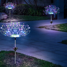 Load image into Gallery viewer, Waterproof  Solar Garden Fireworks Lamp