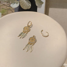 Load image into Gallery viewer, Dreamcatcher Crystal Charm Earrings
