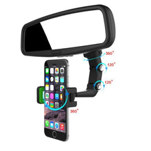 Load image into Gallery viewer, Multifunctional Rearview Mirror Phone Holder