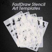 Load image into Gallery viewer, Fast Draw Stencil Art Templates( 12 Sheets/Set )