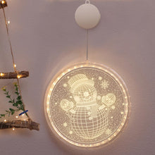 Load image into Gallery viewer, 3D Christmas Hanging Lamp