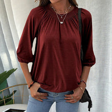 Load image into Gallery viewer, Pullover Crewneck Loose T-Shirt