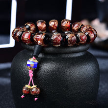 Load image into Gallery viewer, Incense Grey Glazed Beads Bracelet