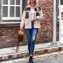 Load image into Gallery viewer, Paneled Contrast Loose Jacket
