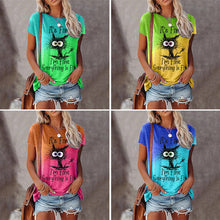 Load image into Gallery viewer, Alphabet Cat T-Shirt