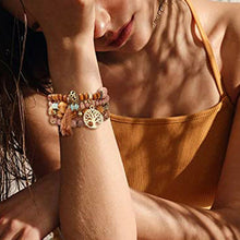 Load image into Gallery viewer, Boho Multilayer Wood Beaded Bracelet
