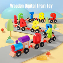 Load image into Gallery viewer, Wooden Digital Train Toy