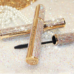 4D Flash Diamond Waterproof Silk Fiber Thick Lengthening Mascara