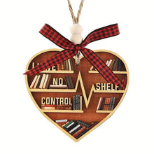 Load image into Gallery viewer, Christmas Heart Bookshelf Pendant