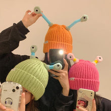 Load image into Gallery viewer, 🐸Winter Parent-Child Cute Glowing Little Monster Knit Hat