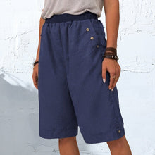 Load image into Gallery viewer, Solid Color Cotton and Linen Pants