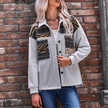 Load image into Gallery viewer, Paneled Contrast Loose Jacket