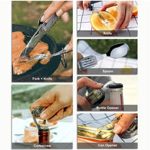 Load image into Gallery viewer, 5 in 1 Multifunctional Camping Utensil Set