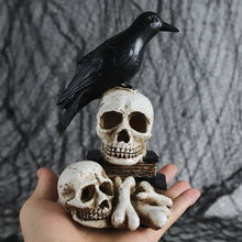 Load image into Gallery viewer, Resin Skeleton Decoration Light &amp; Skull Crow Light