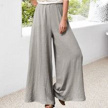 Load image into Gallery viewer, Plus Size Cotton&amp;Linen Wide Leg Pants