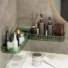 Load image into Gallery viewer, Multifunctional wall-mounted U-shaped rotating storage corner shelf