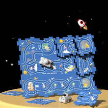 Load image into Gallery viewer, Children&#39;s Educational Puzzle Railway Car Playset