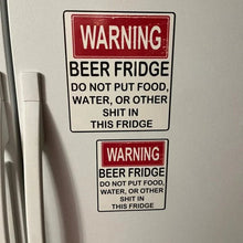 Load image into Gallery viewer, Funny Beer Fridge Vintage Sticker Sign🤭