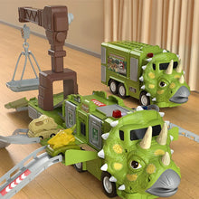 Load image into Gallery viewer, 🦖New Dinosaur Transforming Engineering Truck Track Toy Set
