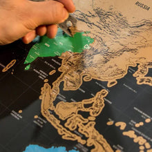Load image into Gallery viewer, Scratch Map of the World