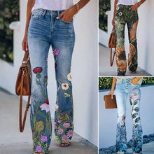 Load image into Gallery viewer, 4-Button Flare Jeans