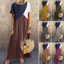 Load image into Gallery viewer, Multicolor Panel Dress