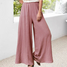 Load image into Gallery viewer, Plus Size Cotton&amp;Linen Wide Leg Pants