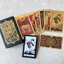 Load image into Gallery viewer, 🔮Explore the Mystical World of Tarot Gold Foil Tarot🔮