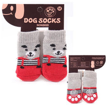 Load image into Gallery viewer, Non-slip Pet Socks with 4 straps