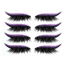 Load image into Gallery viewer, Reusable Eyeliner And Eyelash Stickers 2 in 1 (4 Pairs)