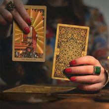 Load image into Gallery viewer, 🔮Explore the Mystical World of Tarot Gold Foil Tarot🔮