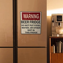 Load image into Gallery viewer, Funny Beer Fridge Vintage Sticker Sign🤭