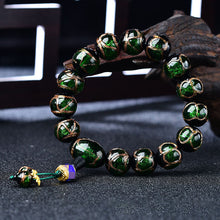 Load image into Gallery viewer, Incense Grey Glazed Beads Bracelet