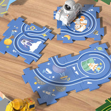 Load image into Gallery viewer, Children&#39;s Educational Puzzle Railway Car Playset