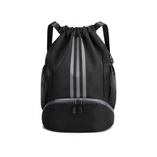 Load image into Gallery viewer, Large Nylon Drawstring Pocket Backpack