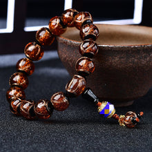 Load image into Gallery viewer, Incense Grey Glazed Beads Bracelet