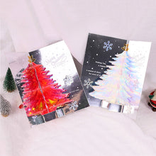 Load image into Gallery viewer, Christmas Tree 3D Pop-up Card