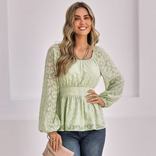 Load image into Gallery viewer, Women's Lantern Sleeve Shirt