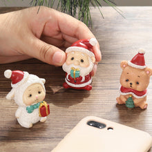 Load image into Gallery viewer, Handmade Animal Santa Ornaments