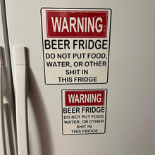 Load image into Gallery viewer, Funny Beer Fridge Vintage Sticker Sign🤭