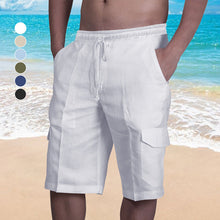 Load image into Gallery viewer, Men&#39;s Casual Linen Shorts