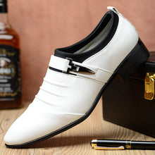 Load image into Gallery viewer, Men's Business Breathable Leather Shoes
