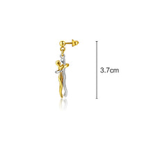 Load image into Gallery viewer, The Tale of Two Lovers Necklace and Earrings,Couple hug necklace