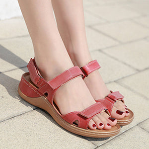 Women Summer Wedges Open Toe Sandals