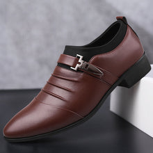 Load image into Gallery viewer, Men's Business Breathable Leather Shoes