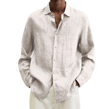 Load image into Gallery viewer, Men&#39;s Linen Regular-Fit Shirt