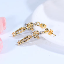 Load image into Gallery viewer, The Tale of Two Lovers Necklace and Earrings,Couple hug necklace