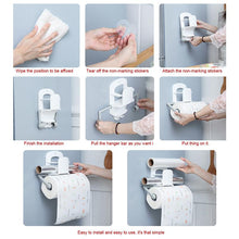 Load image into Gallery viewer, Multifunction No Trace Self adhesive Kitchen Roll Holders